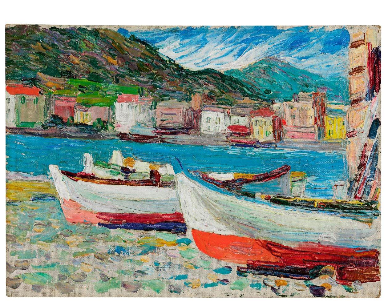 Rapallo, Barche da Wassily Kandinsky