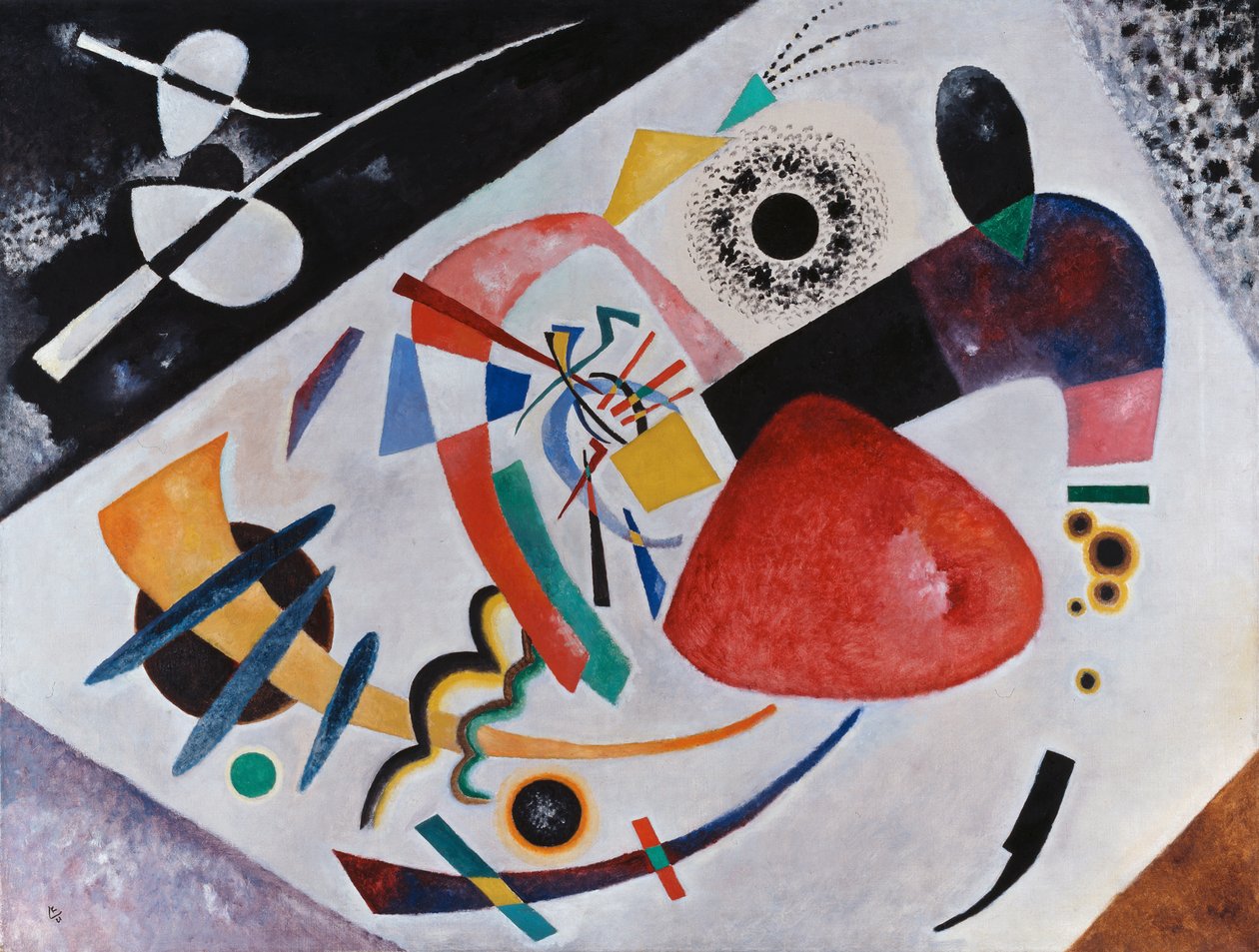 Macchia rossa II da Wassily Kandinsky