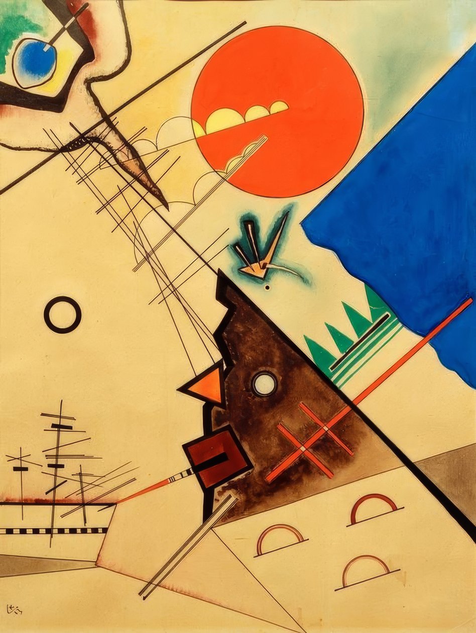 Cerchio rosso da Wassily Kandinsky