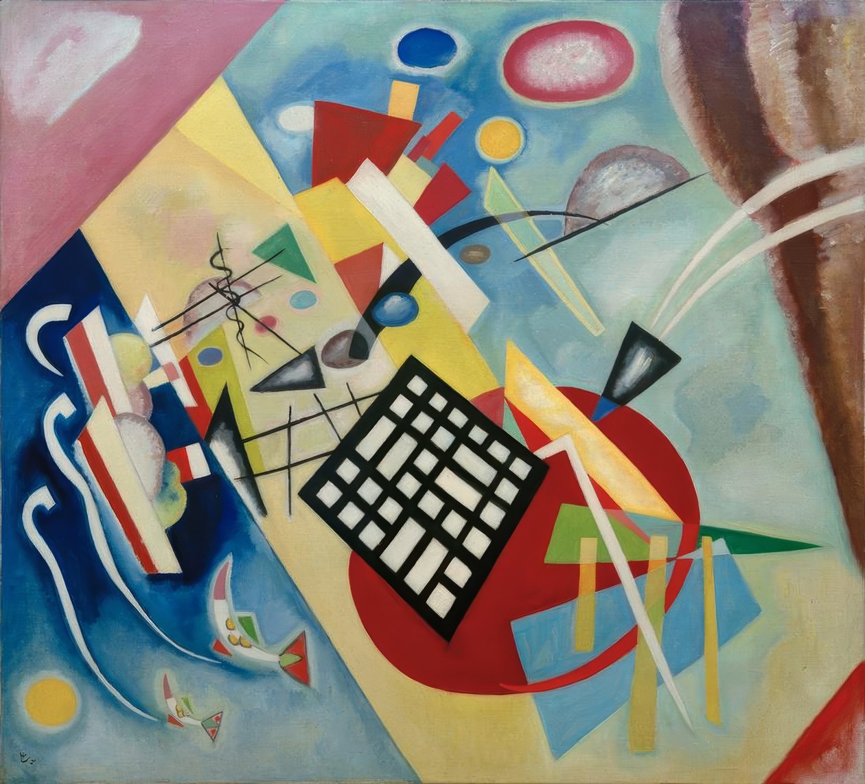 Griglia nera da Wassily Kandinsky