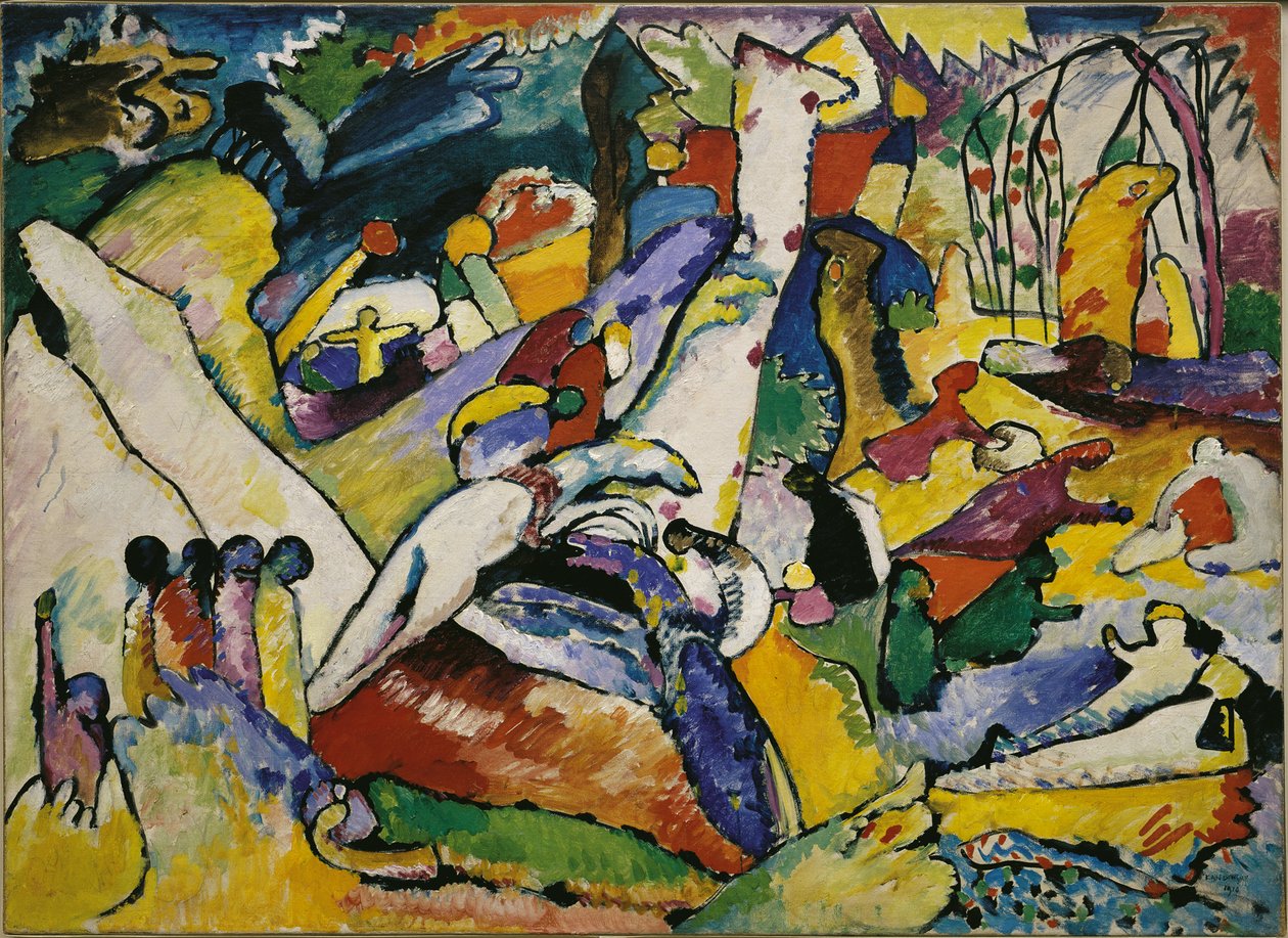 Schizzo per Composizione II da Wassily Kandinsky