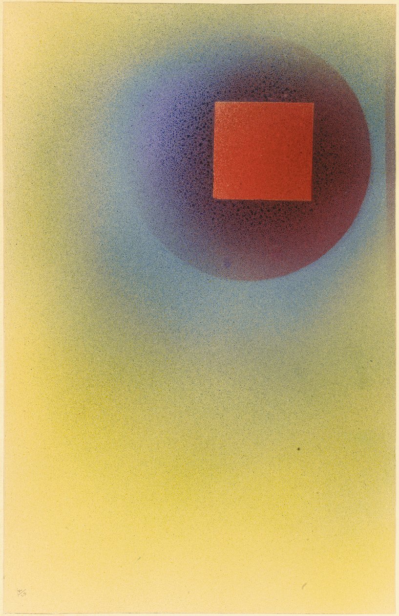Quadrato in un cerchio da Wassily Kandinsky