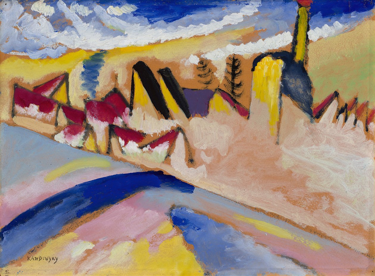 Studio per Inverno No. II, 1910-1911 da Wassily Kandinsky