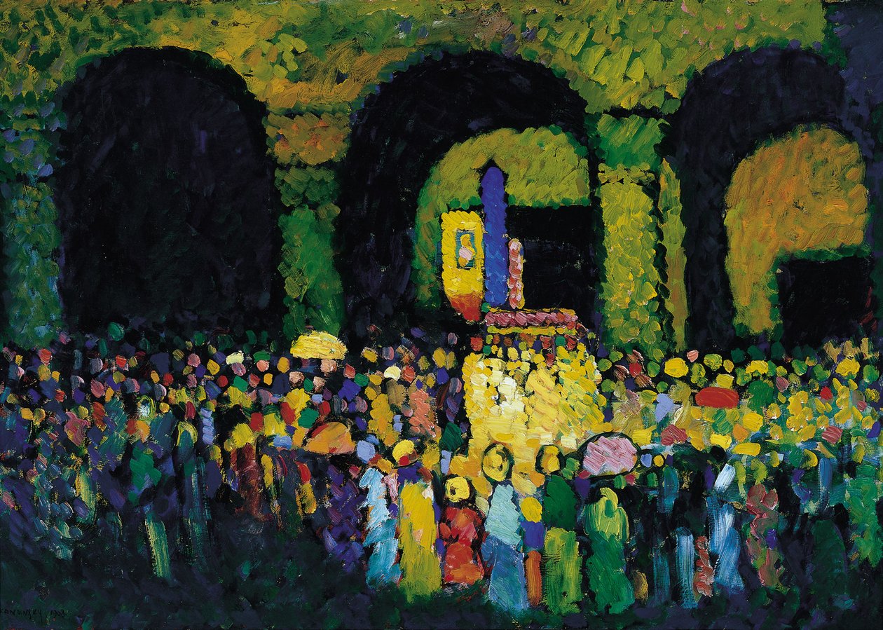 La Ludwigskirche a Monaco, 1908 da Wassily Kandinsky