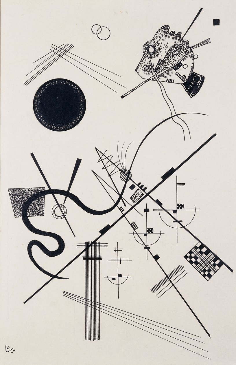 Senza titolo (Dessin 4) da Wassily Kandinsky