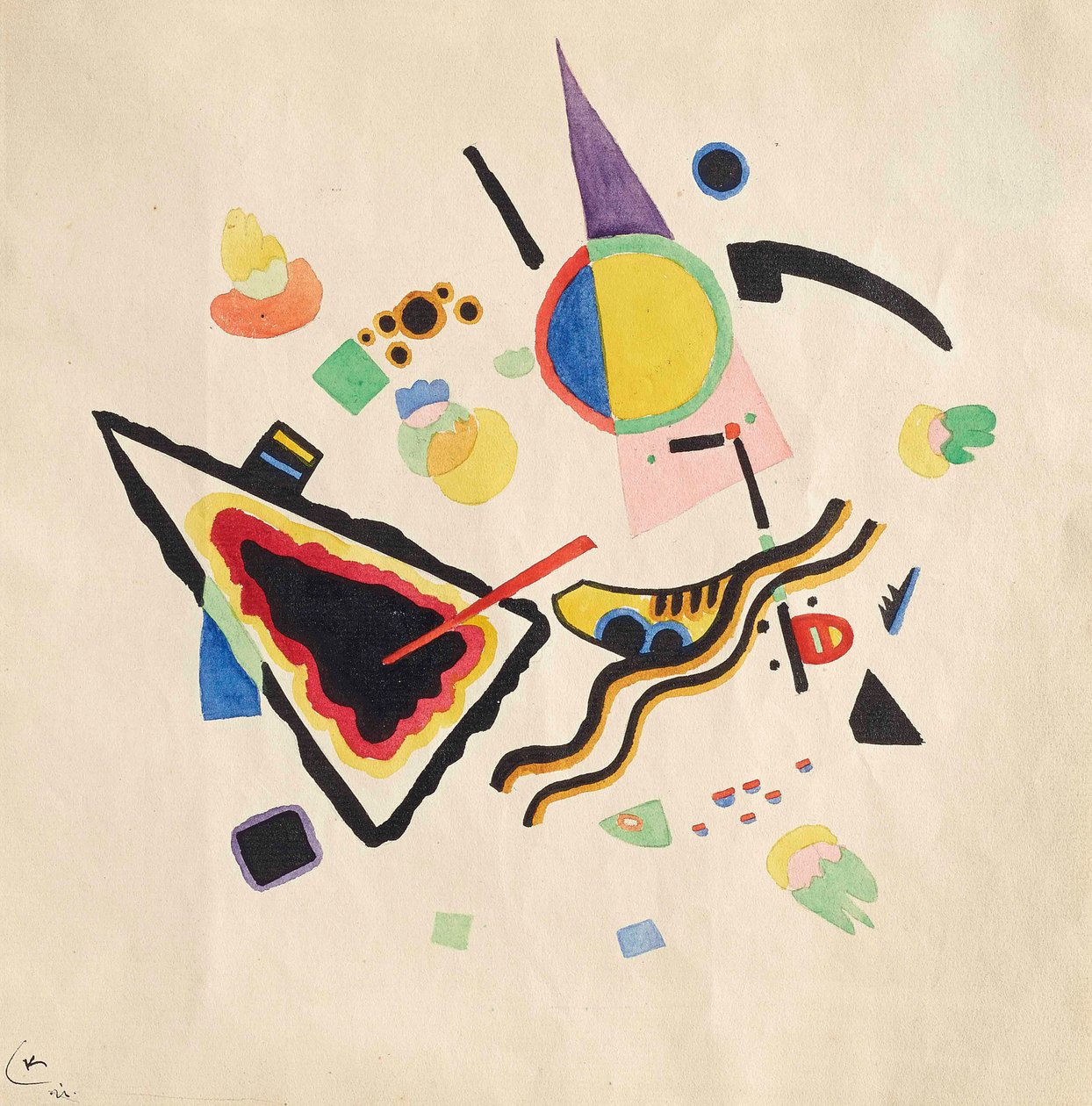 Senza titolo, 1921 da Wassily Kandinsky
