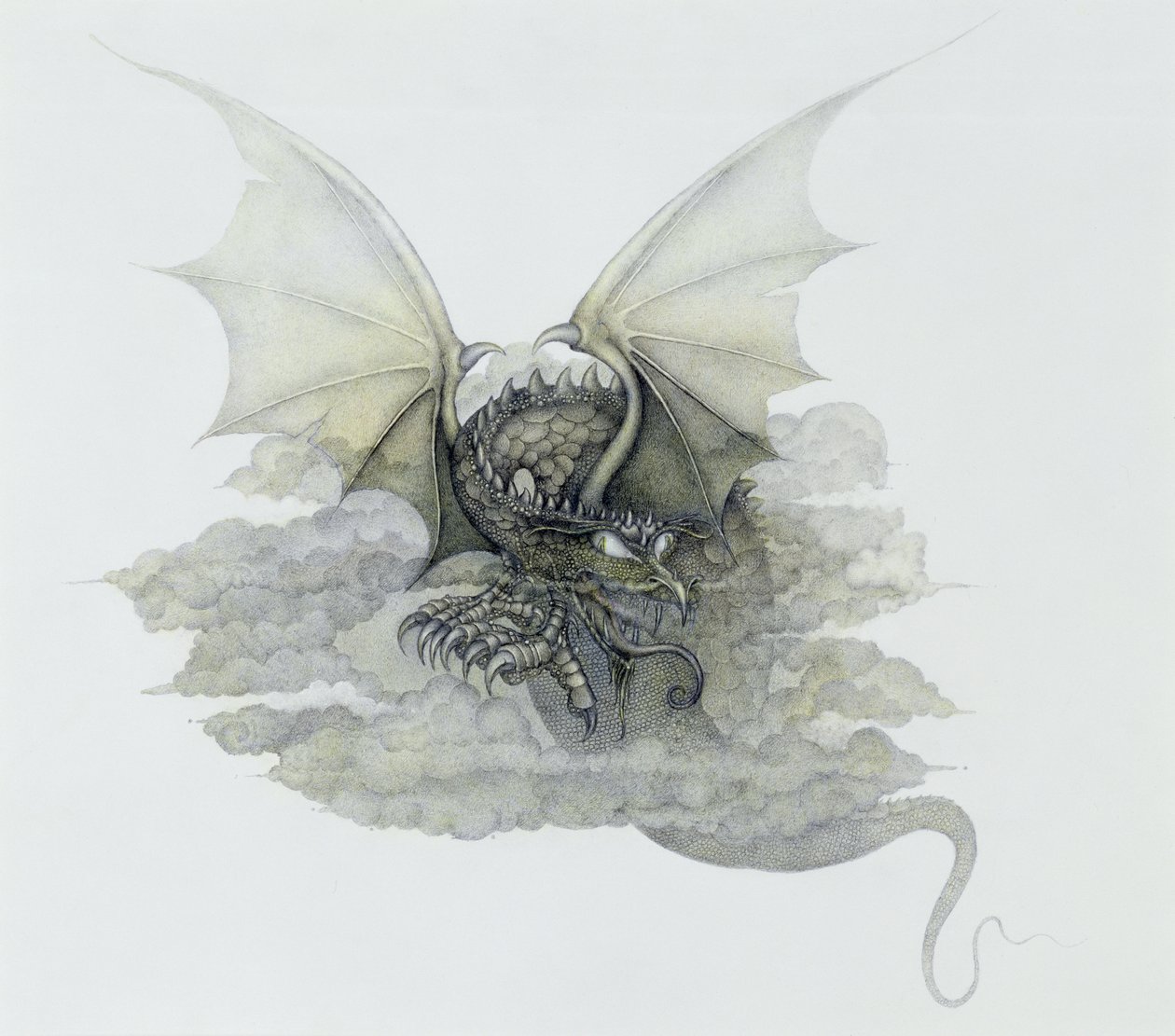 Un drago simile a una nuvola da Wayne Anderson