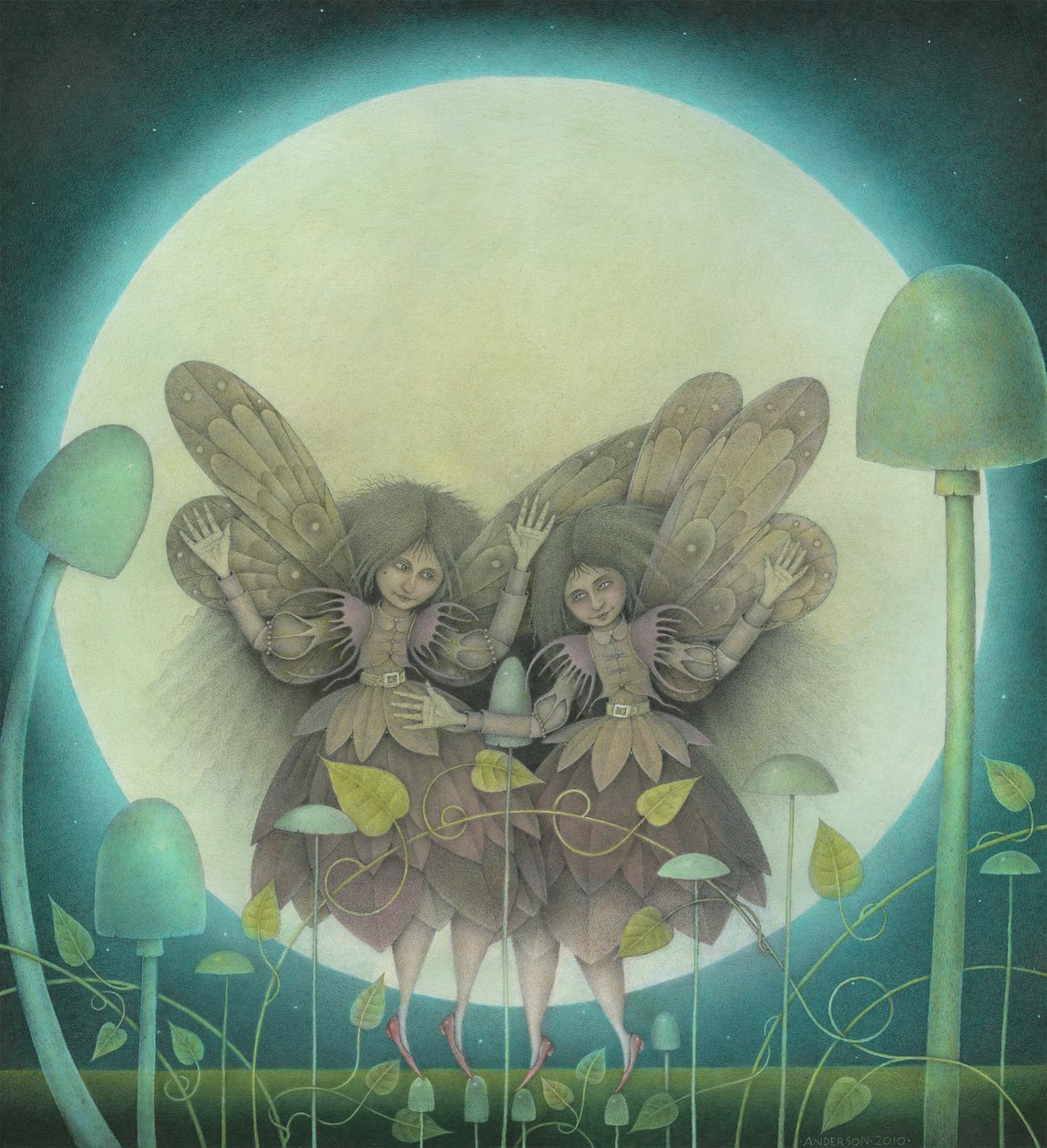 Faerie danzanti, 2011 (tecnica mista) da Wayne Anderson