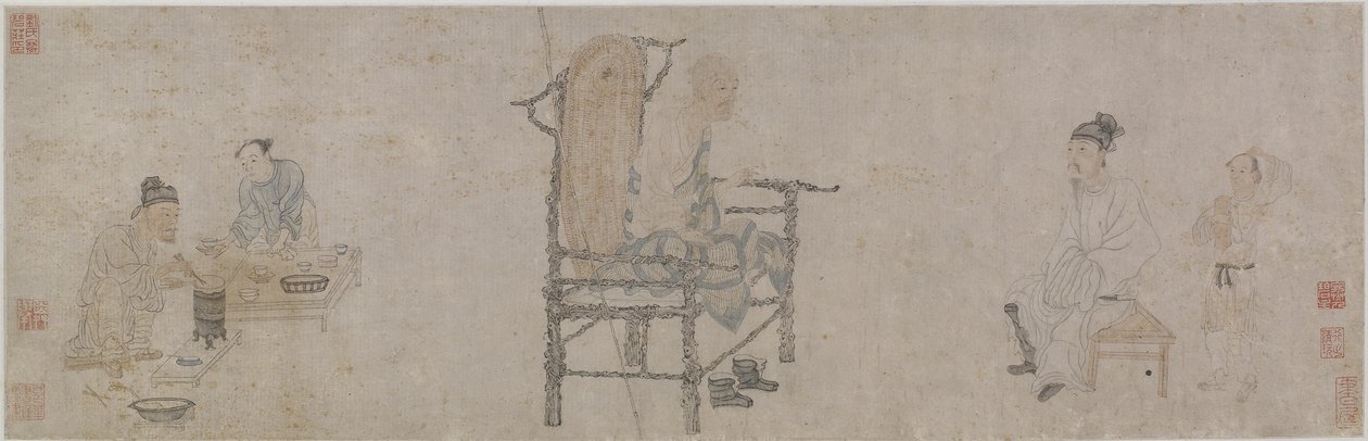 Xiao Yi ottiene il manoscritto di Lanting con l