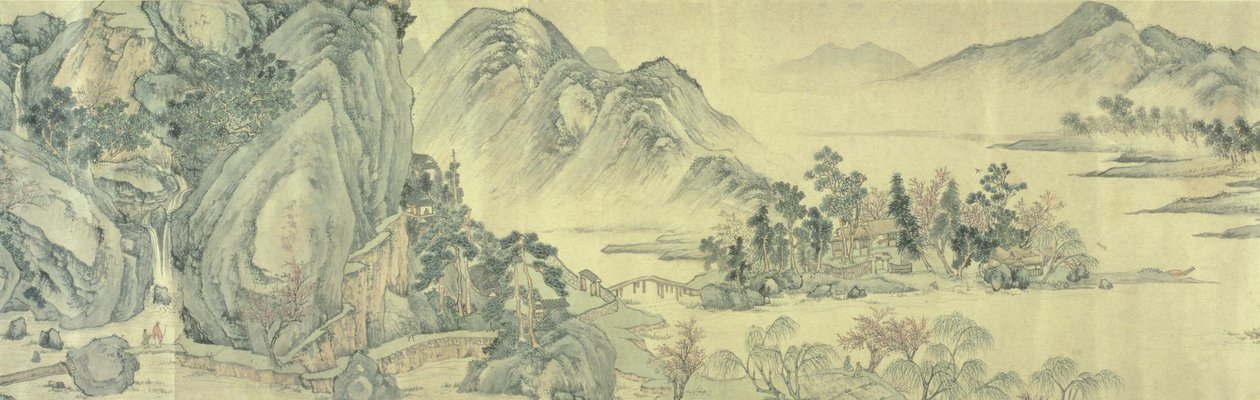 La primavera dei fiori di pesco da Wen Zhengming