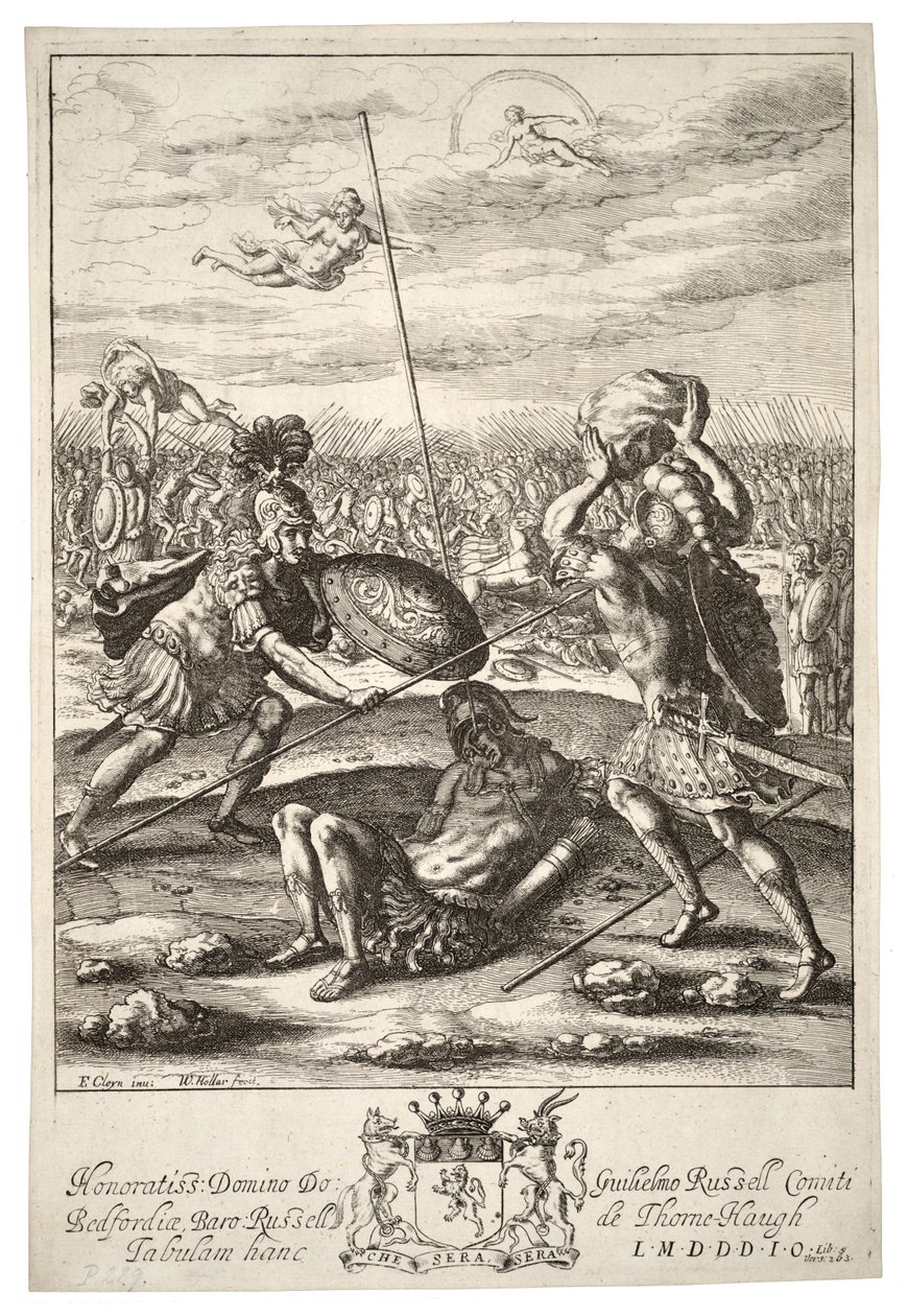 Enea e Diomede da Wenceslaus Hollar