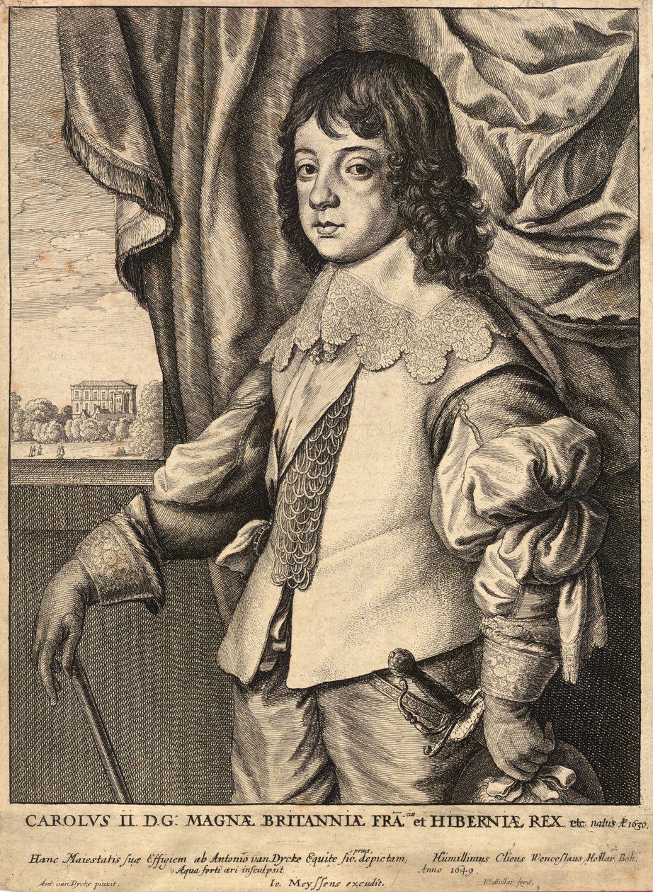 Carlo II. Stato 4 da Wenceslaus Hollar