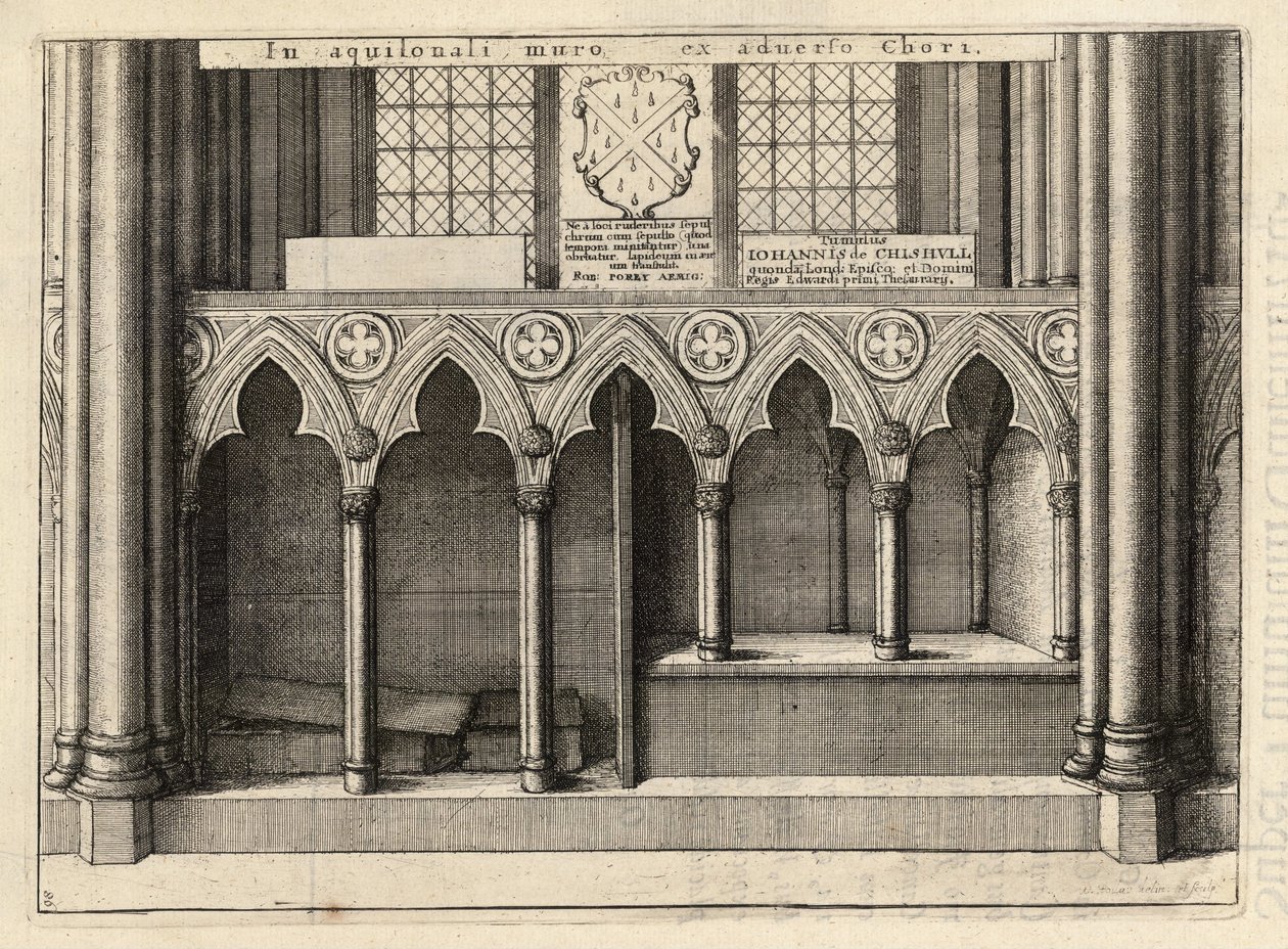 Chishull (monumento) da Wenceslaus Hollar