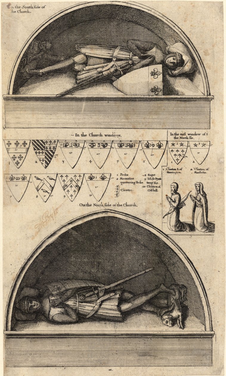Famiglia Clinton (monumento) da Wenceslaus Hollar