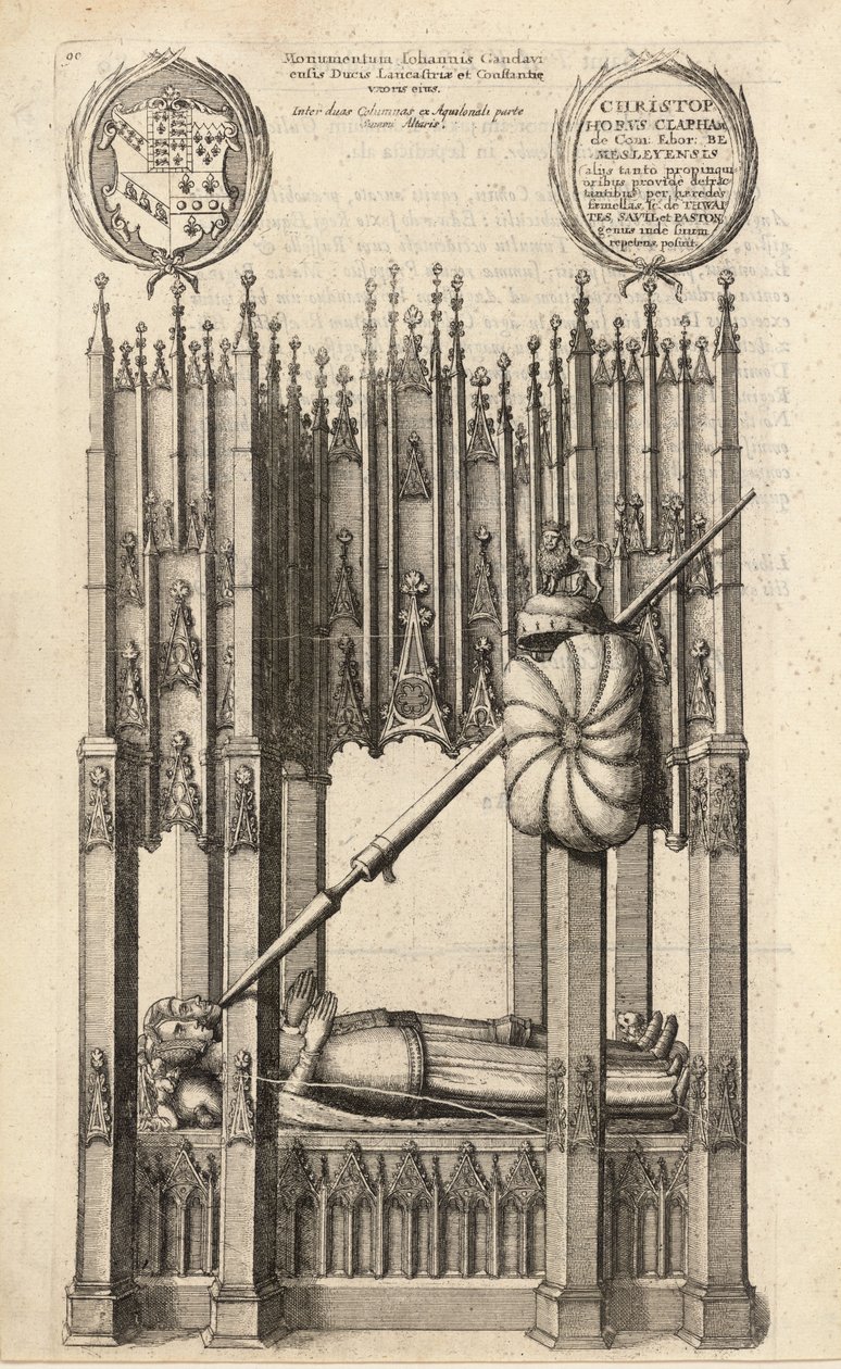 Giovanni di Gaunt (monumento) da Wenceslaus Hollar