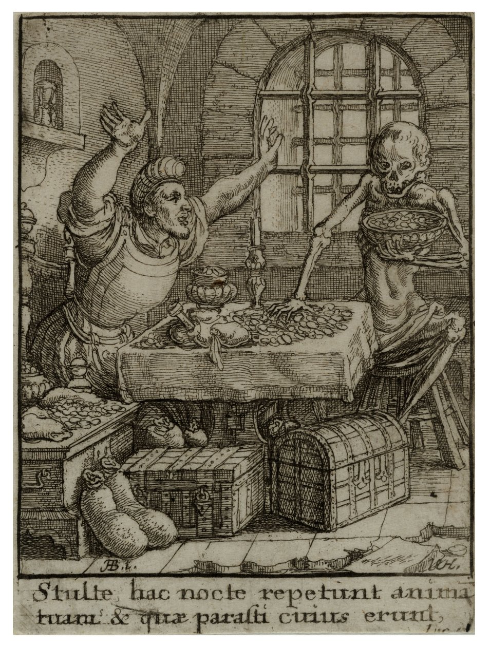 Miser (stato 2) da Wenceslaus Hollar