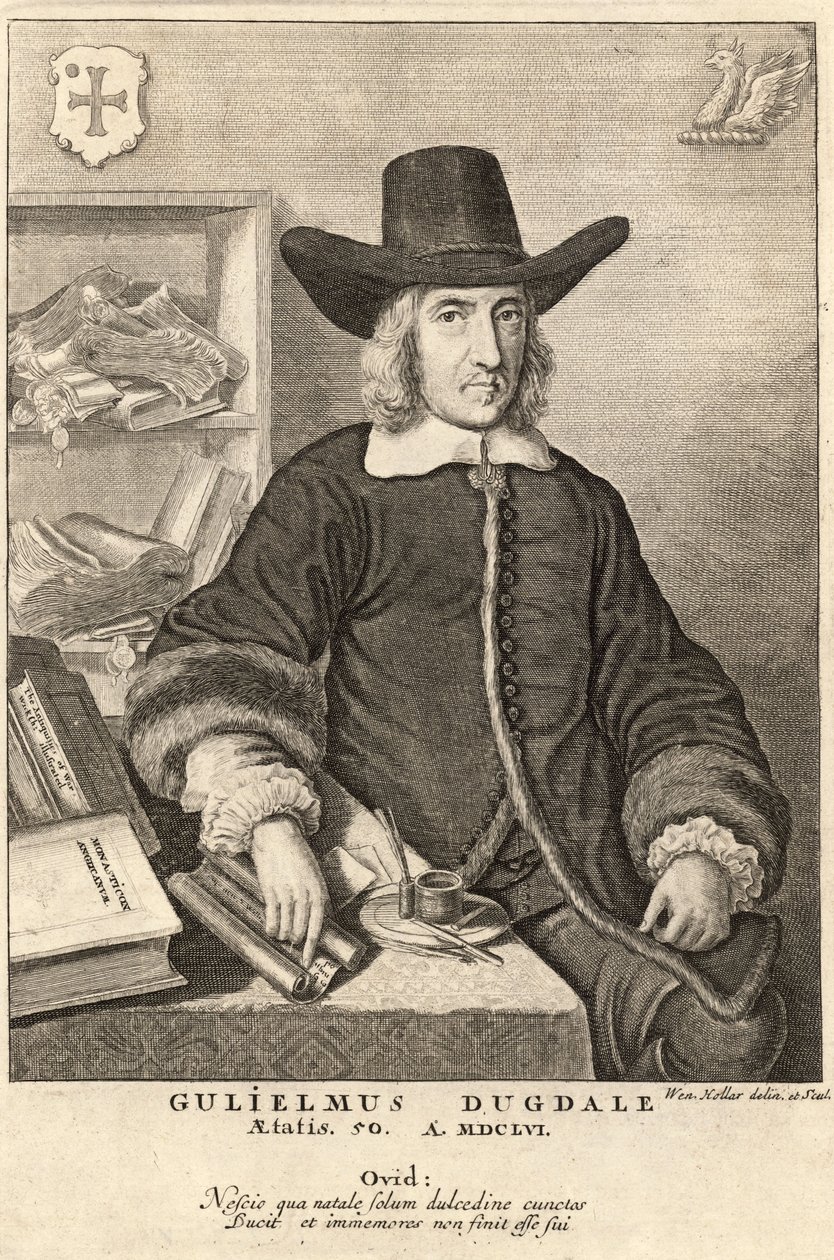William Dugdale. Stato 5 da Wenceslaus Hollar