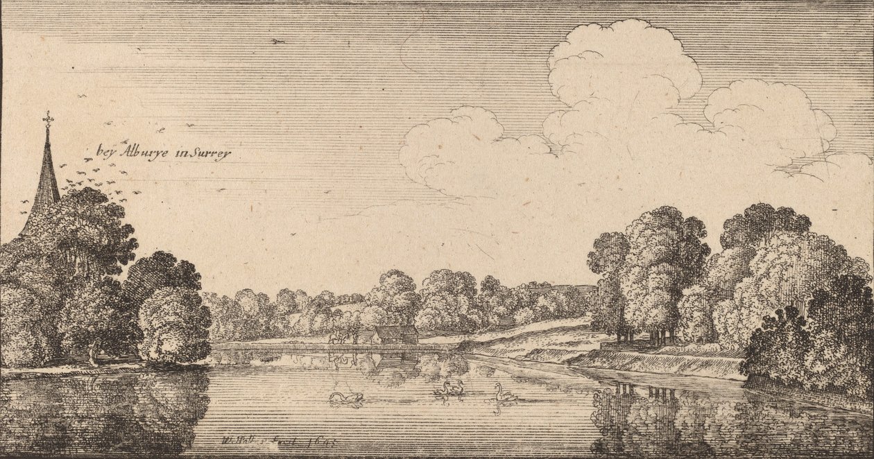 Albury, 1645 da Wenceslaus Hollar
