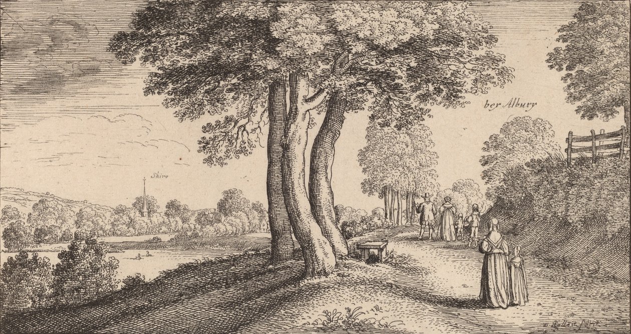 Albury, 1645 da Wenceslaus Hollar