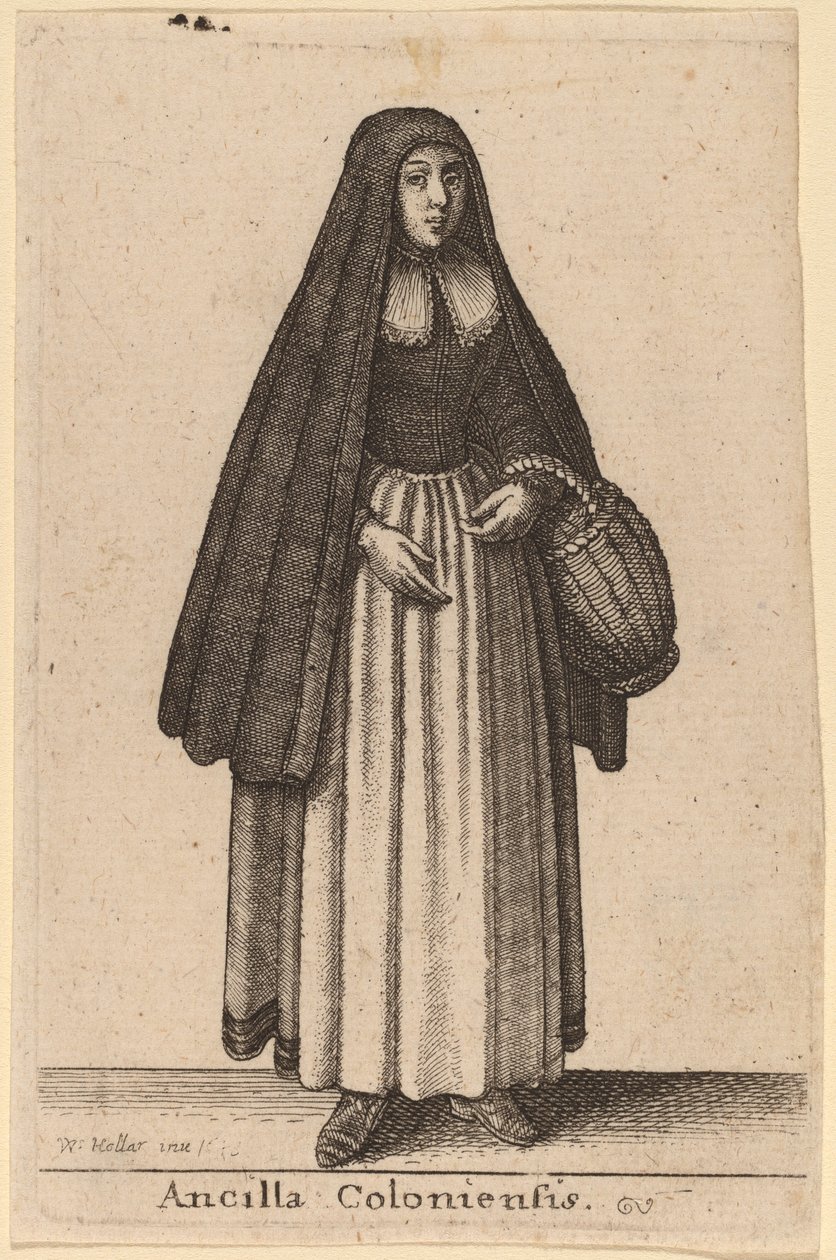 Ancilla Coloniensis da Wenceslaus Hollar