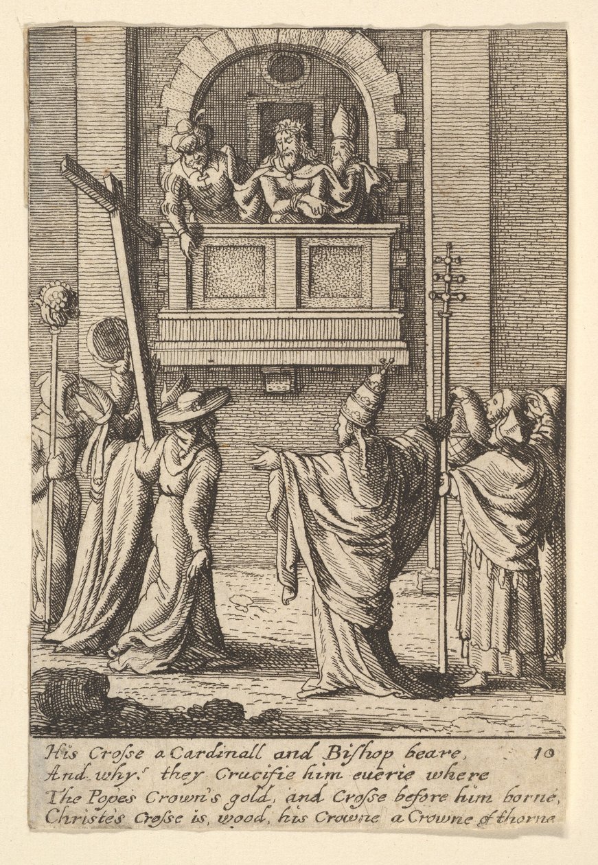 Ecce Homo, 1625-77 da Wenceslaus Hollar
