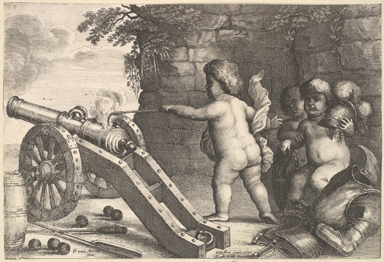 Fuoco I Quattro Elementi, 1647 da Wenceslaus Hollar