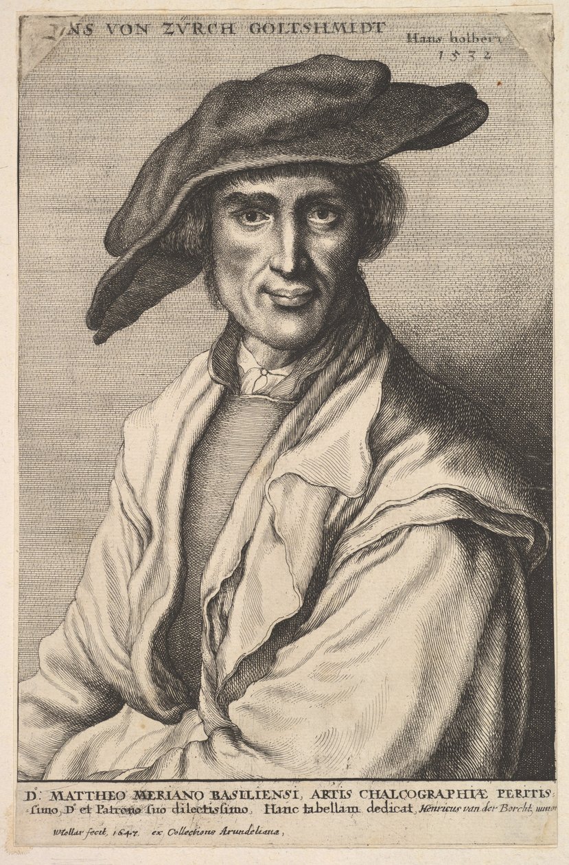 Hans von Zürich Goltshmidt, 1647 da Wenceslaus Hollar