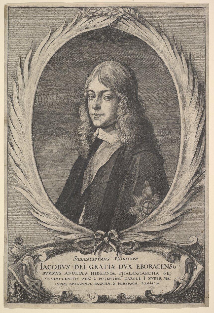 Giacomo, Duca di York da Wenceslaus Hollar