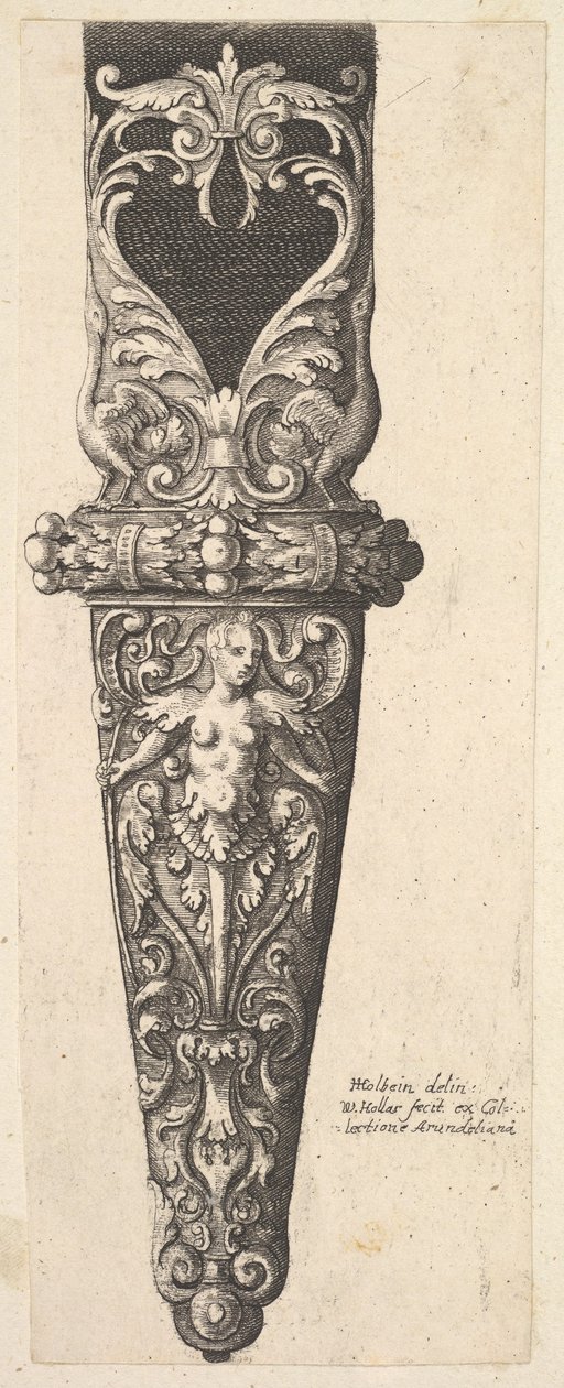 Parte inferiore di un fodero da Wenceslaus Hollar