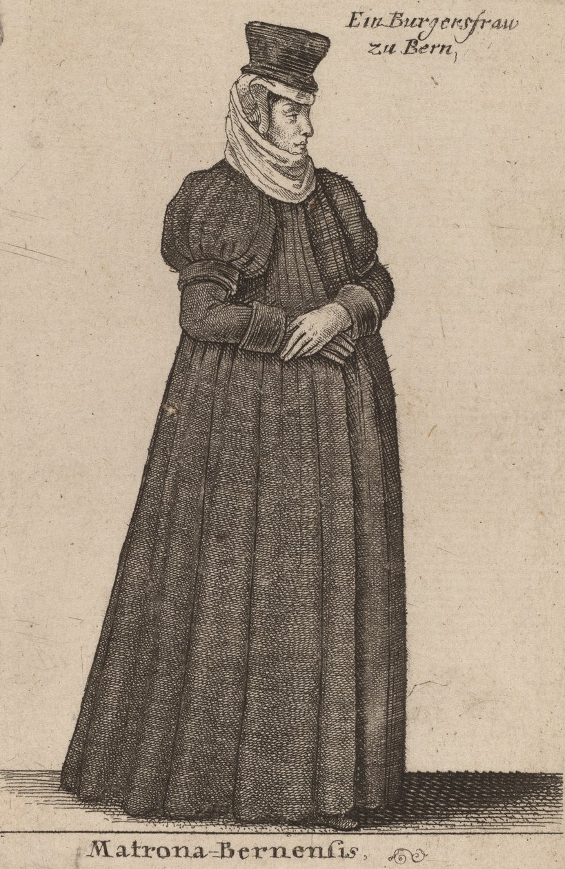 Matrona Bernese da Wenceslaus Hollar