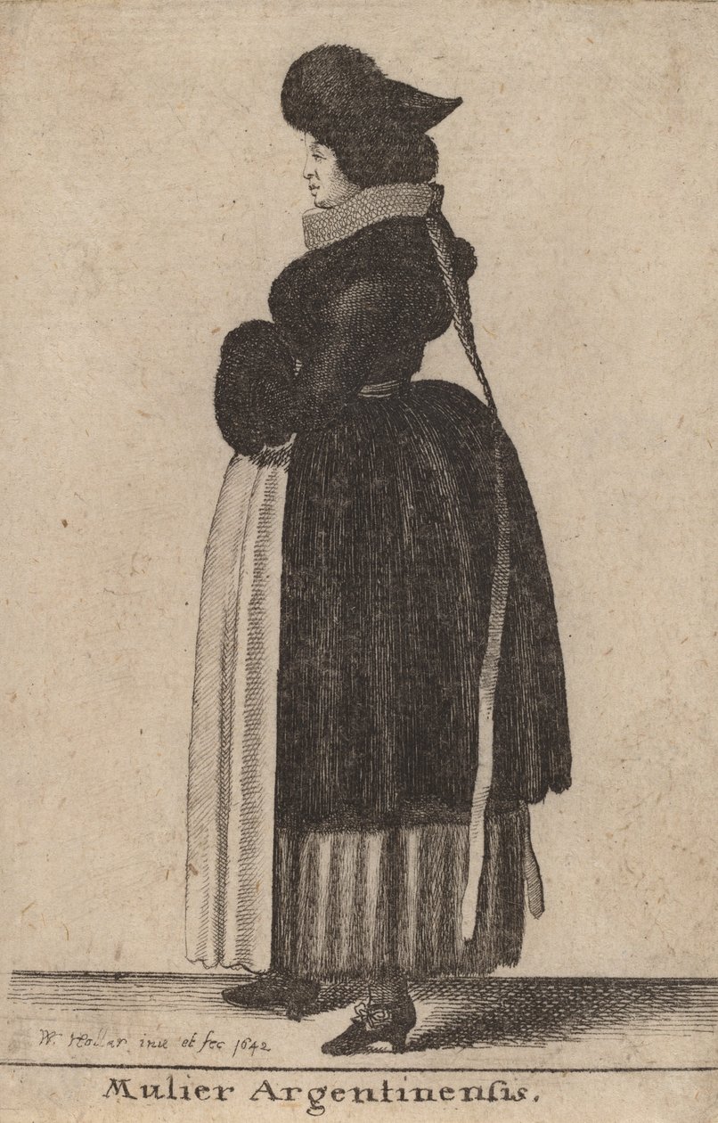 Mulier Argentinensis da Wenceslaus Hollar