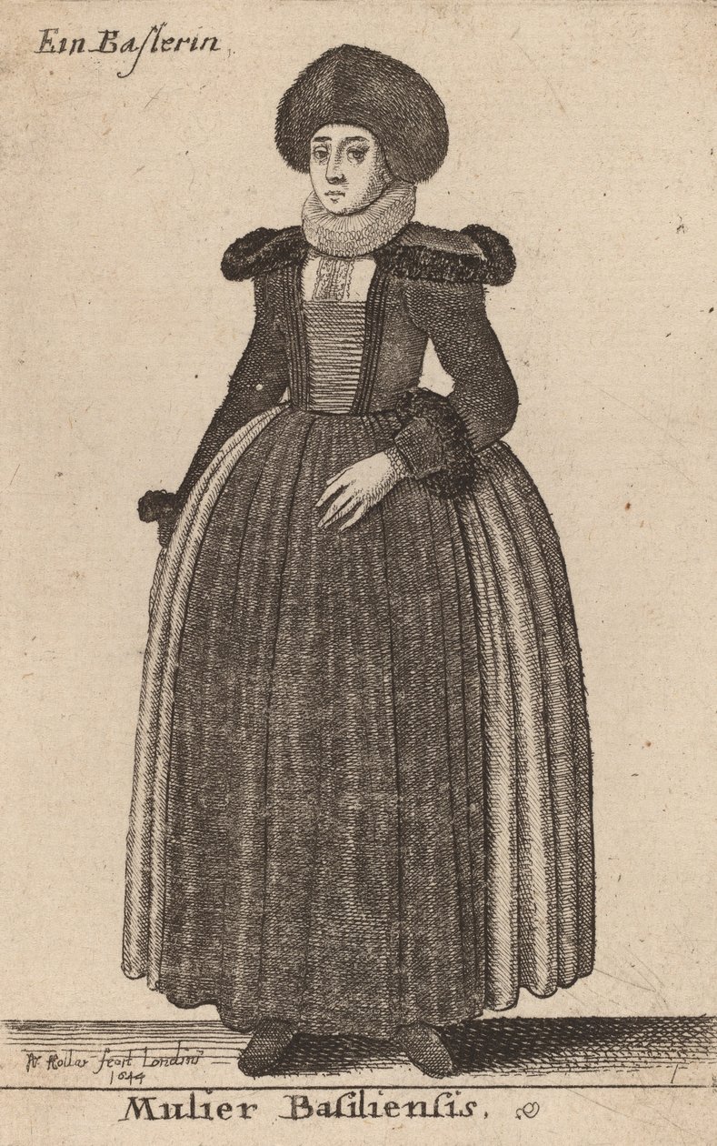Mulier Basiliensis da Wenceslaus Hollar
