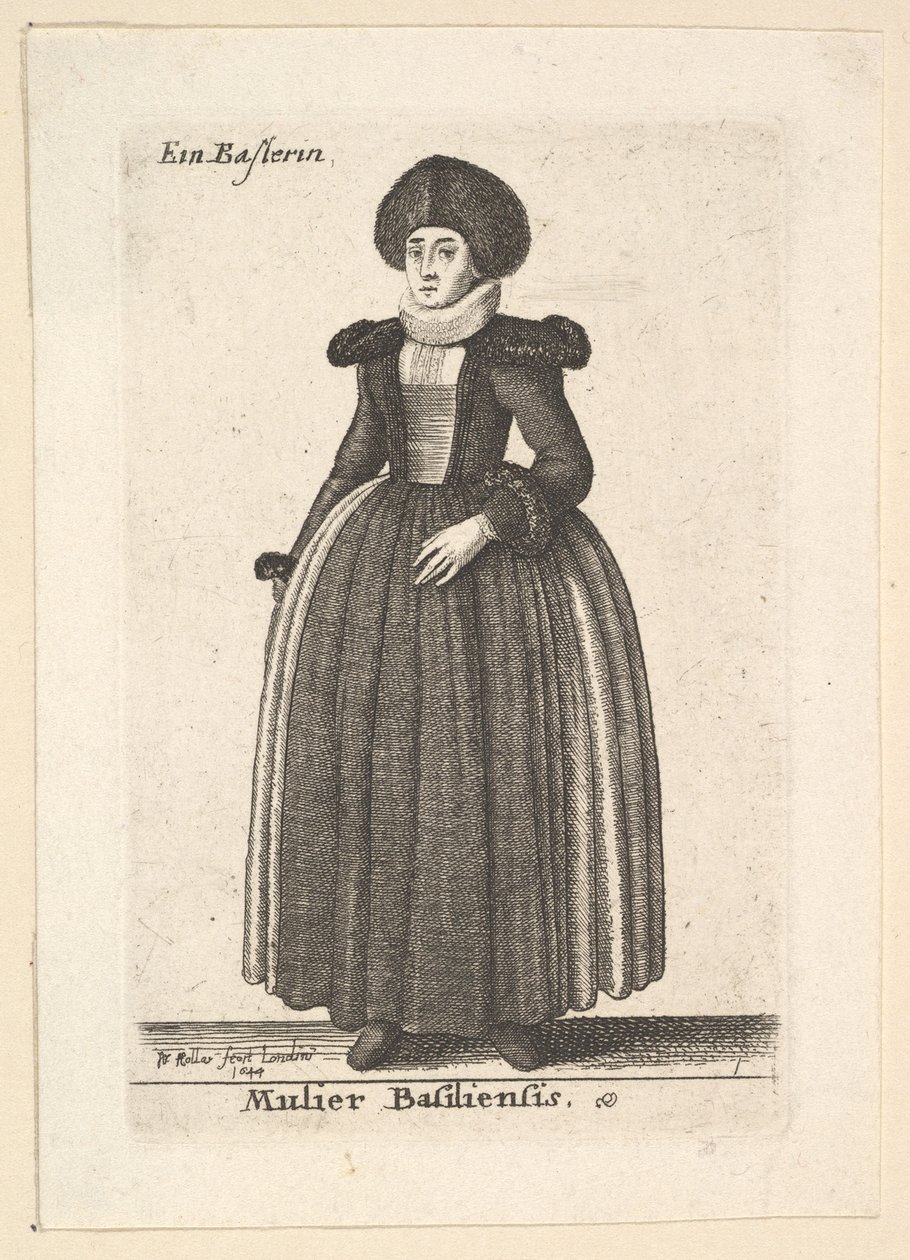 Donna di Basilea da Wenceslaus Hollar