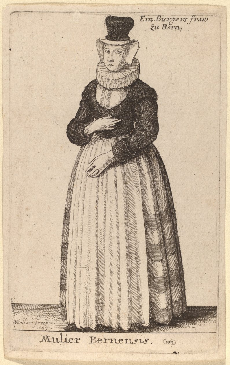 Donna di Berna da Wenceslaus Hollar