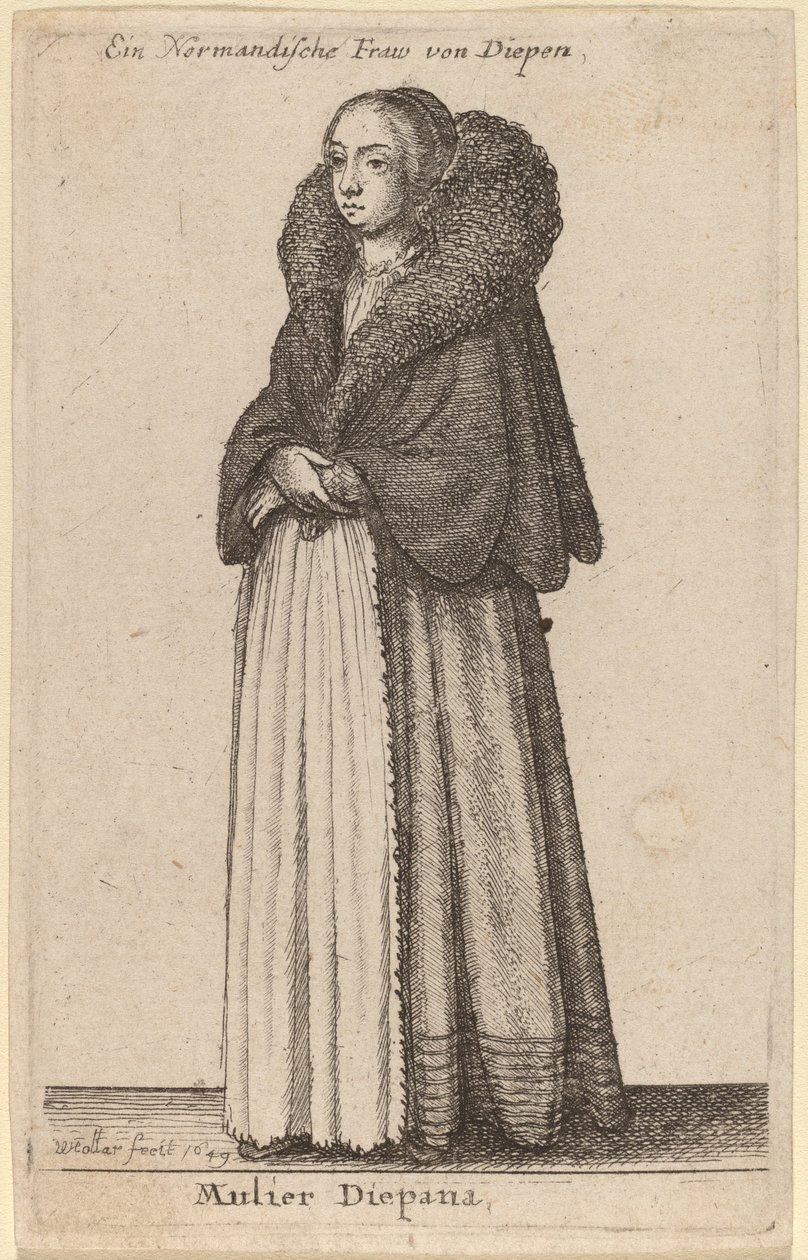 Mulier Diepana da Wenceslaus Hollar