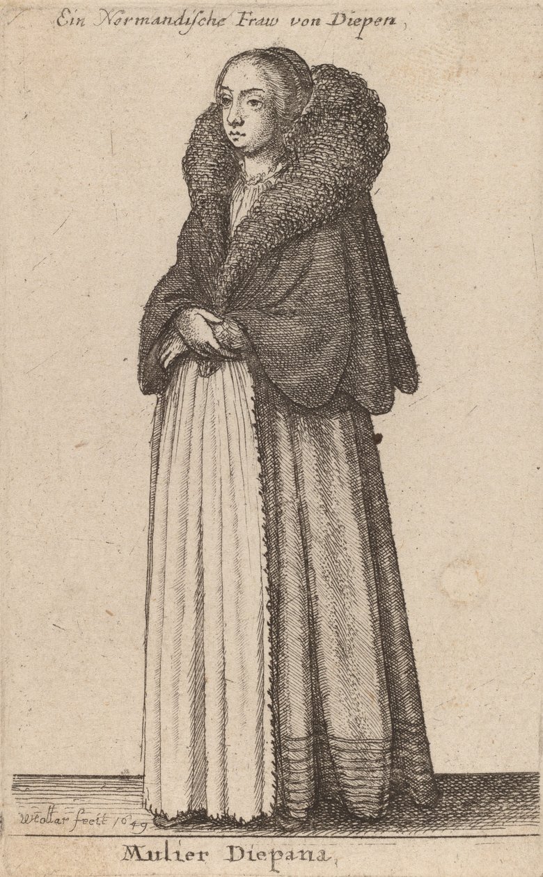 Mulier Diepana da Wenceslaus Hollar