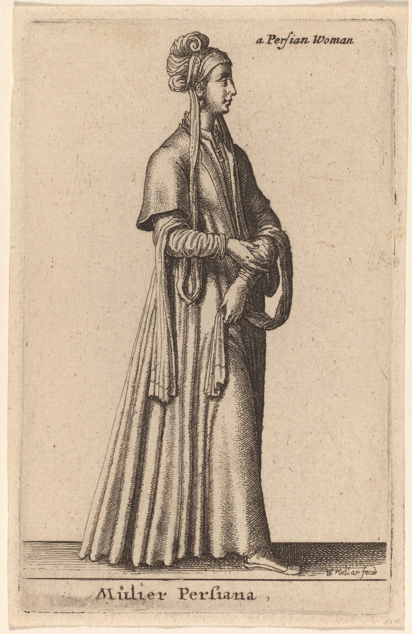 Donna persiana da Wenceslaus Hollar