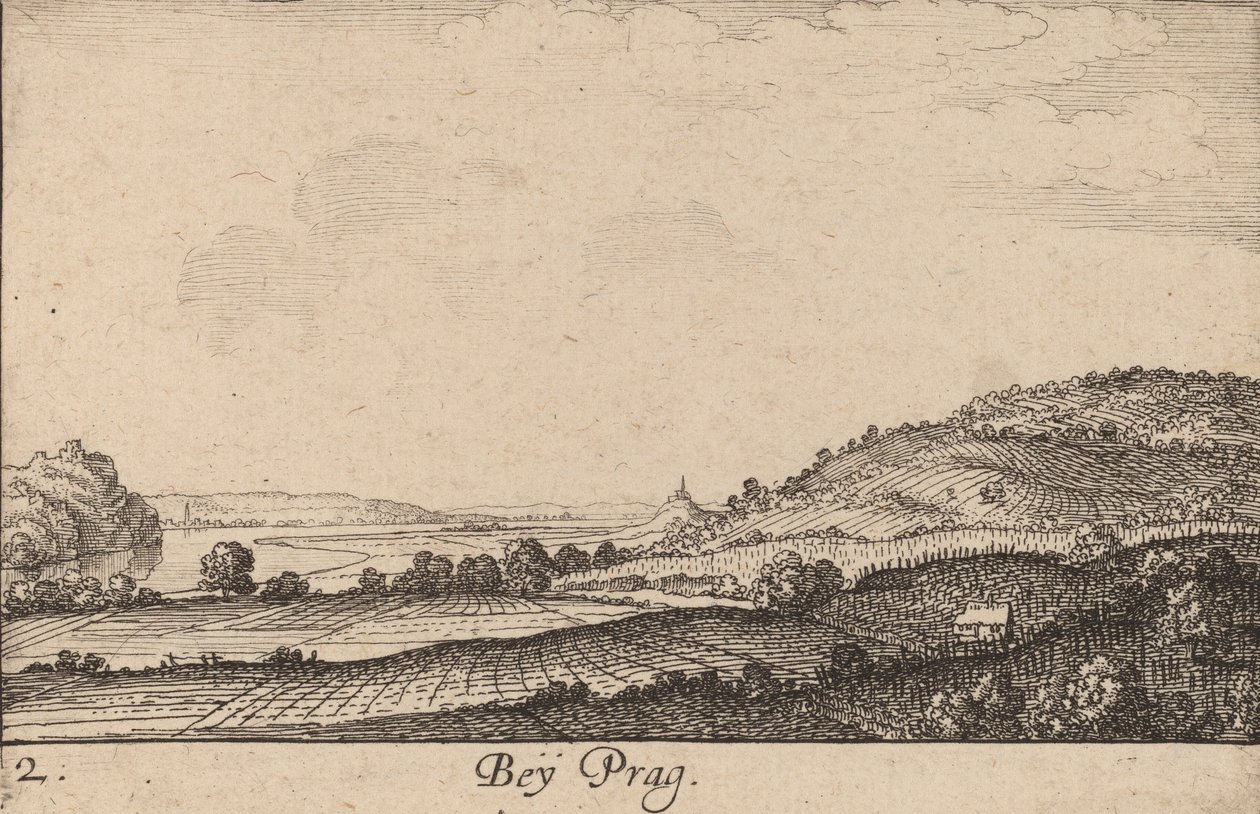 Vicino a Praga, 1635 da Wenceslaus Hollar