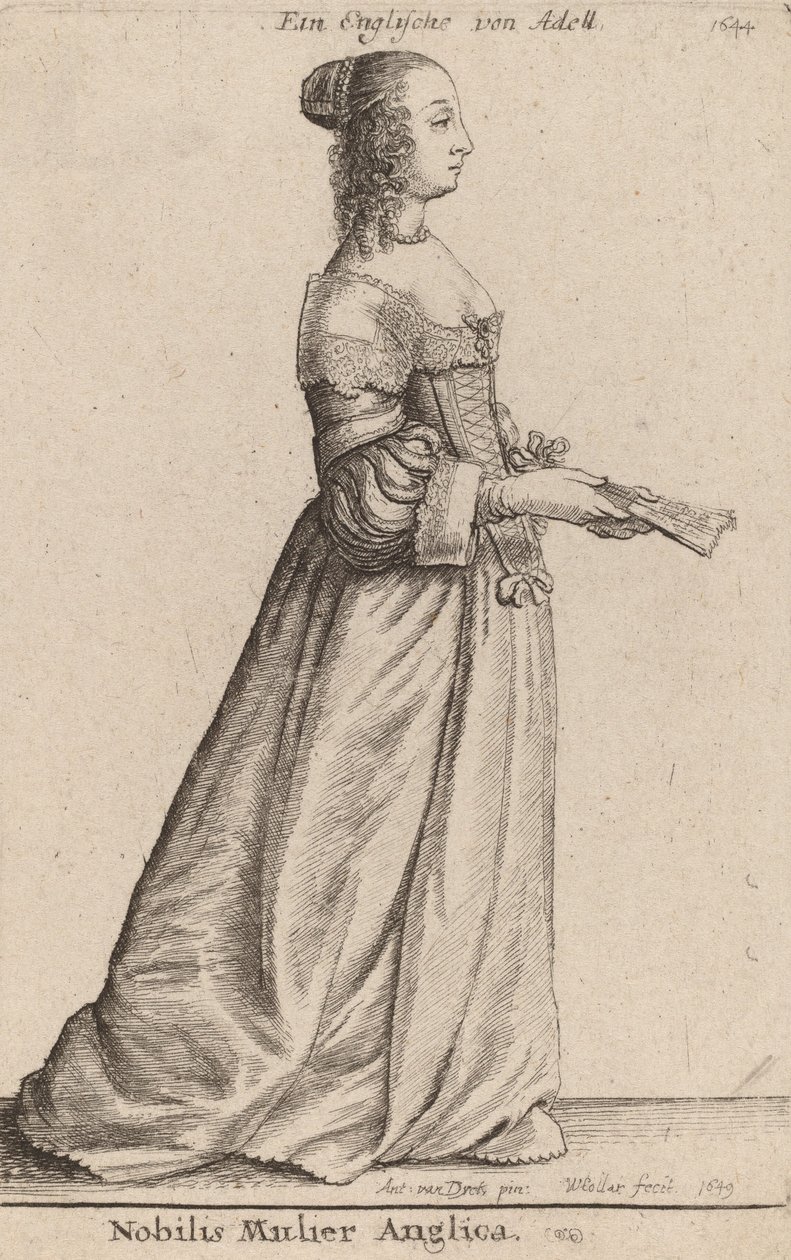 Nobilis Mulier Anglica da Wenceslaus Hollar
