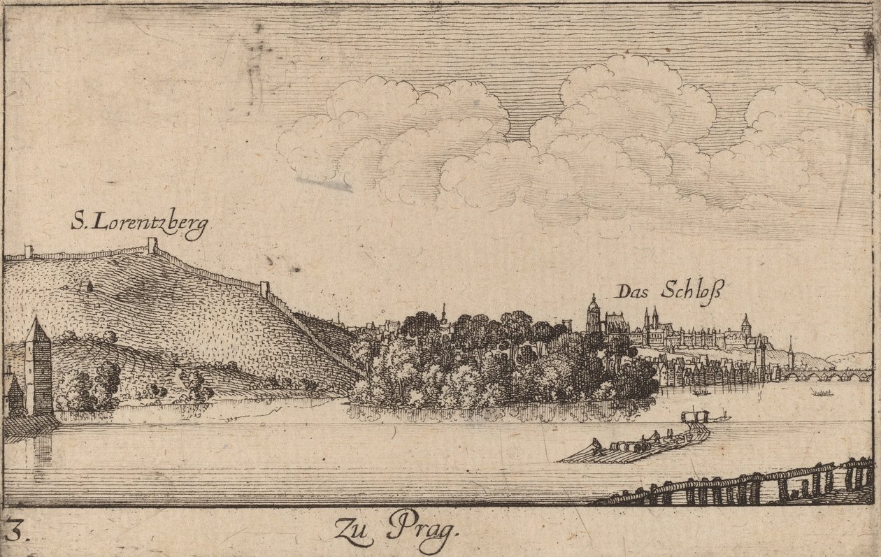 Praga, 1635 da Wenceslaus Hollar