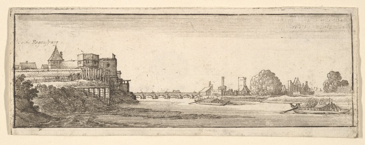 Ratisbona da Wenceslaus Hollar