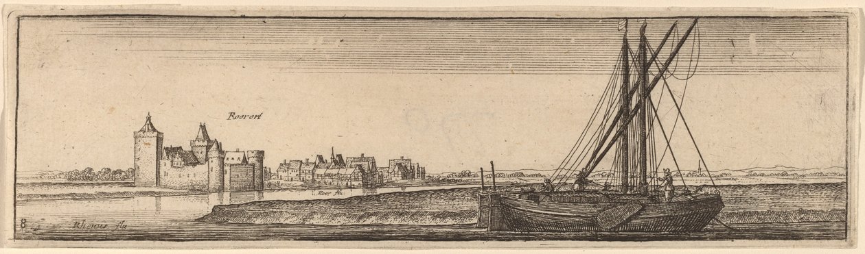 Roerort, c. 1632 da Wenceslaus Hollar