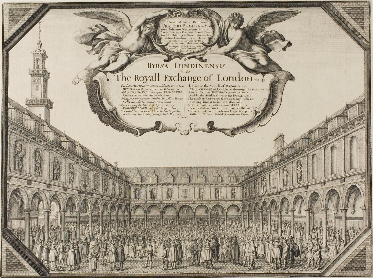 Borsa reale da Wenceslaus Hollar