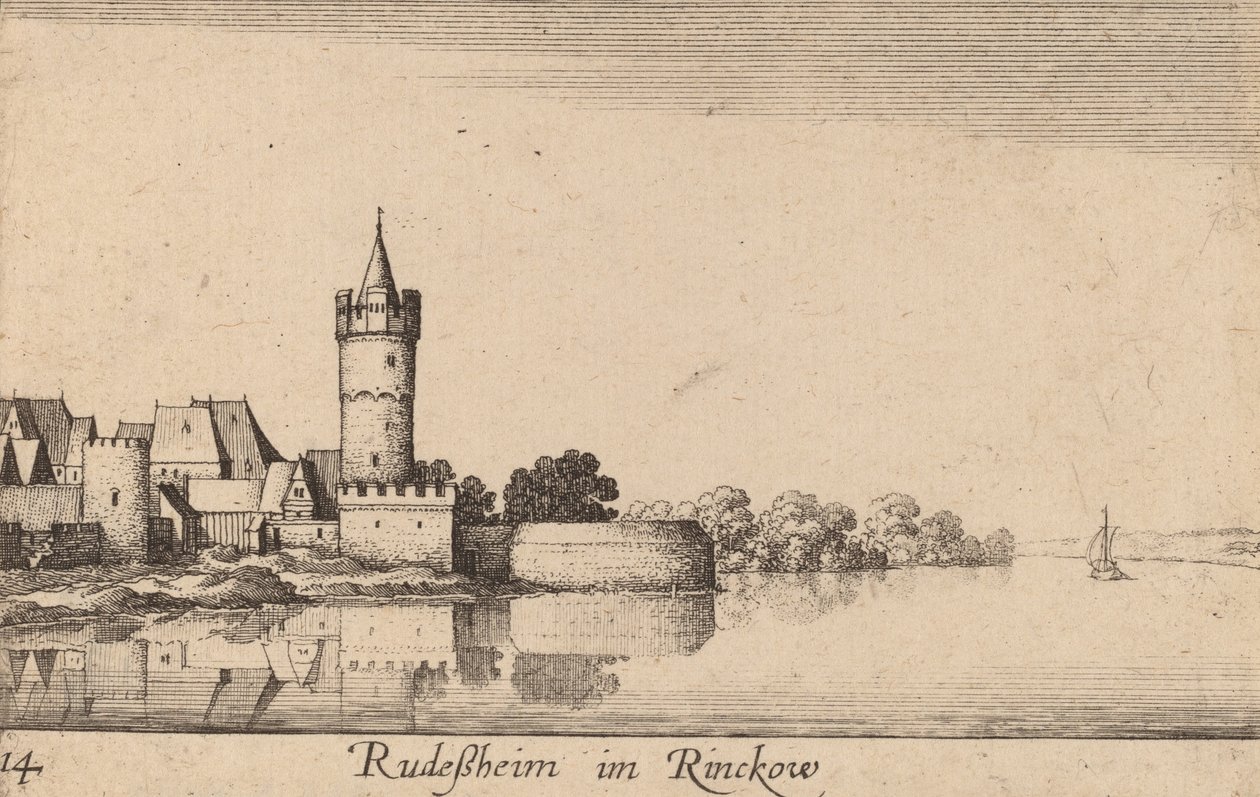 Rudesheim da Wenceslaus Hollar