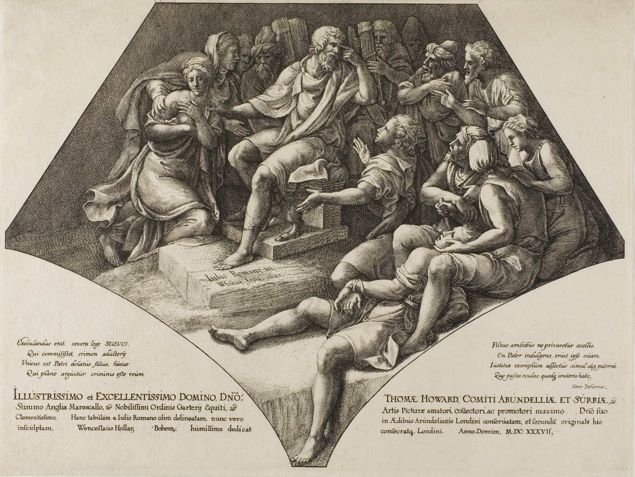 Seleuco e suo figlio da Wenceslaus Hollar