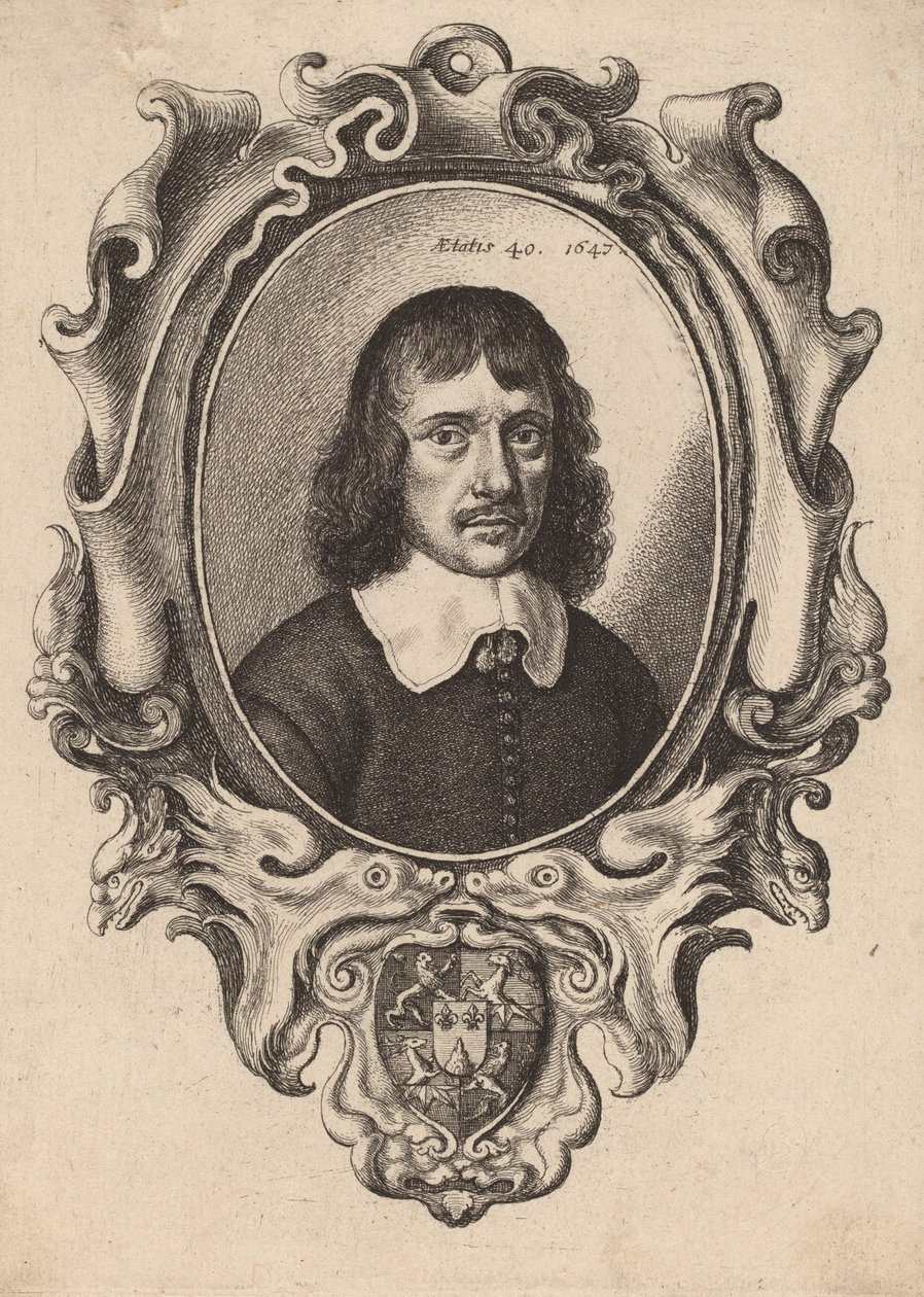 Autoritratto, 1647 da Wenceslaus Hollar