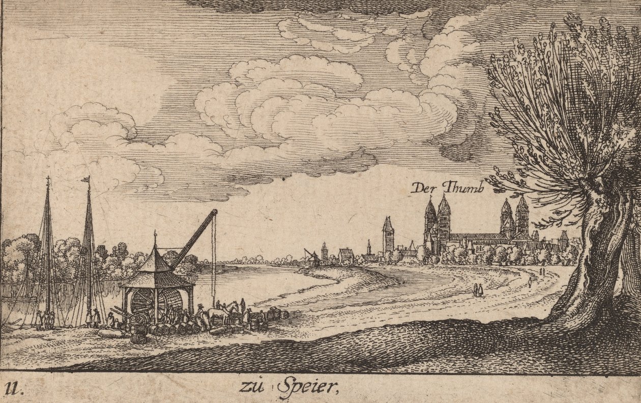 Spira, 1635 da Wenceslaus Hollar