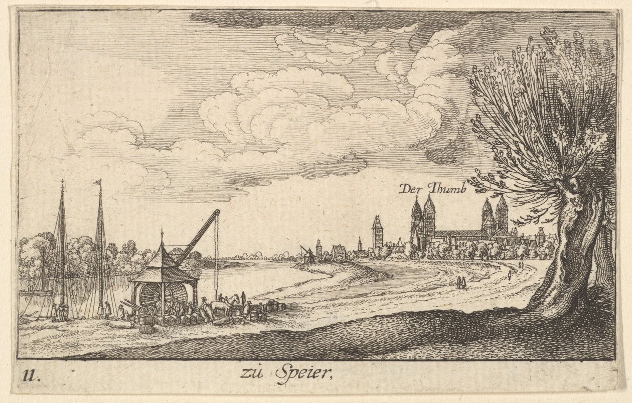 Speyer, 1635 da Wenceslaus Hollar