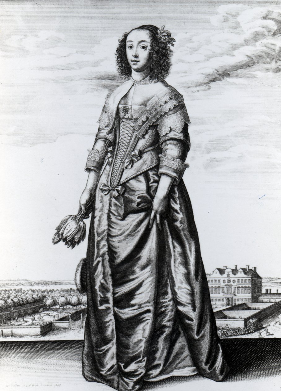 Primavera, 1643 da Wenceslaus Hollar