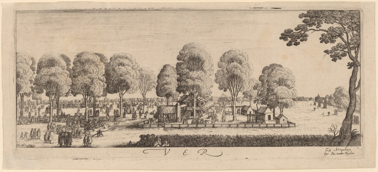Primavera: Il Poligono di Tiro, c. 1628-1629 da Wenceslaus Hollar